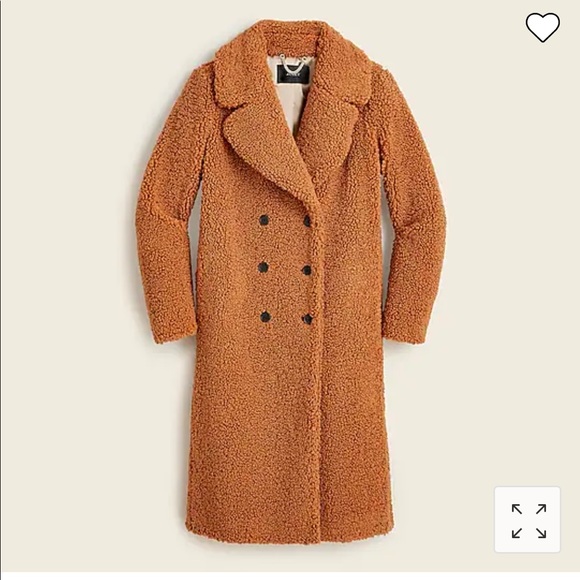 J. Crew Jackets & Blazers - J Crew Double Breasted Teddy Sherpa Topcoat